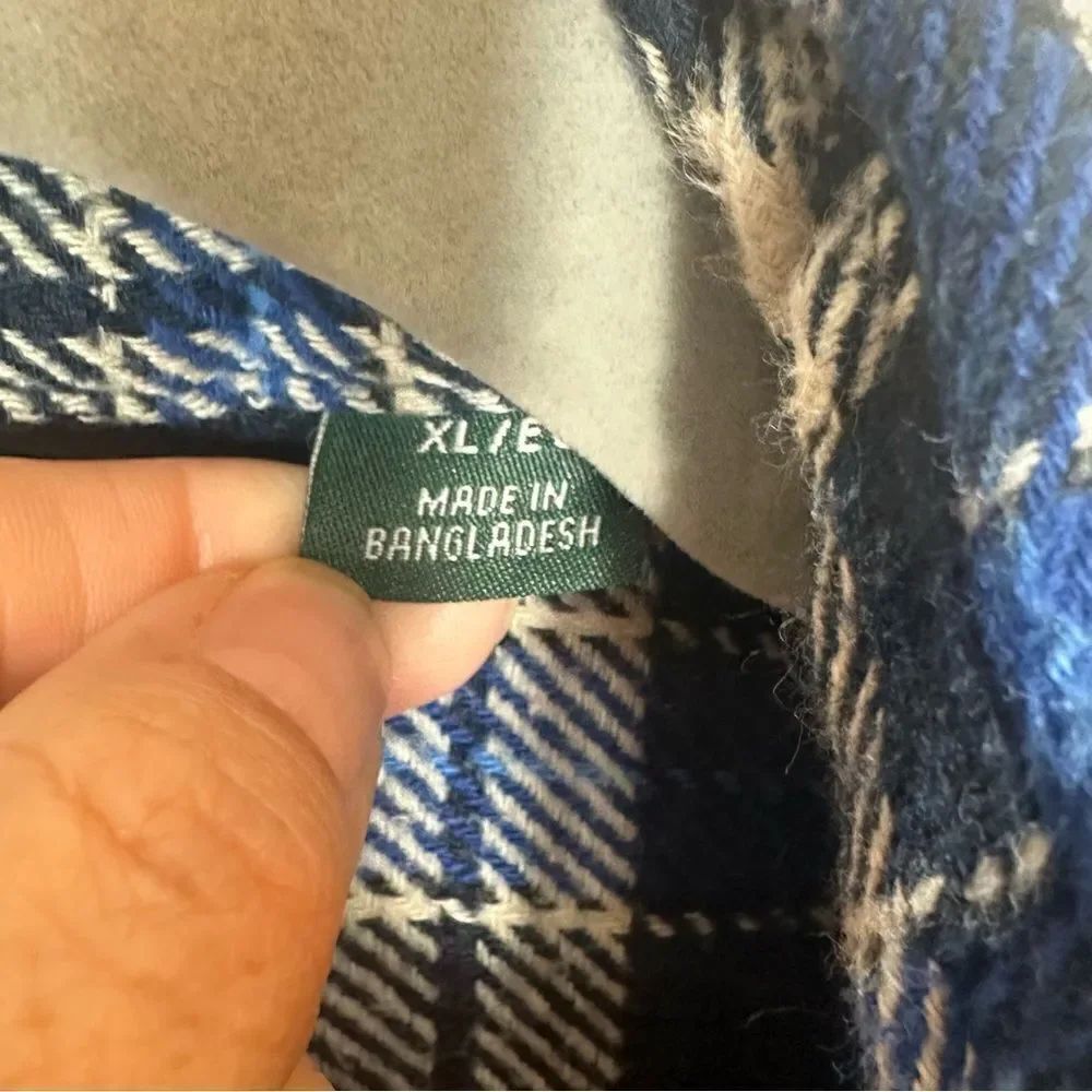 ORVIS FLANNEL CAMISOLA - Picture 3 of 12